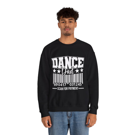 Barcode Scan For Payment Dance Dad Sweatshirt