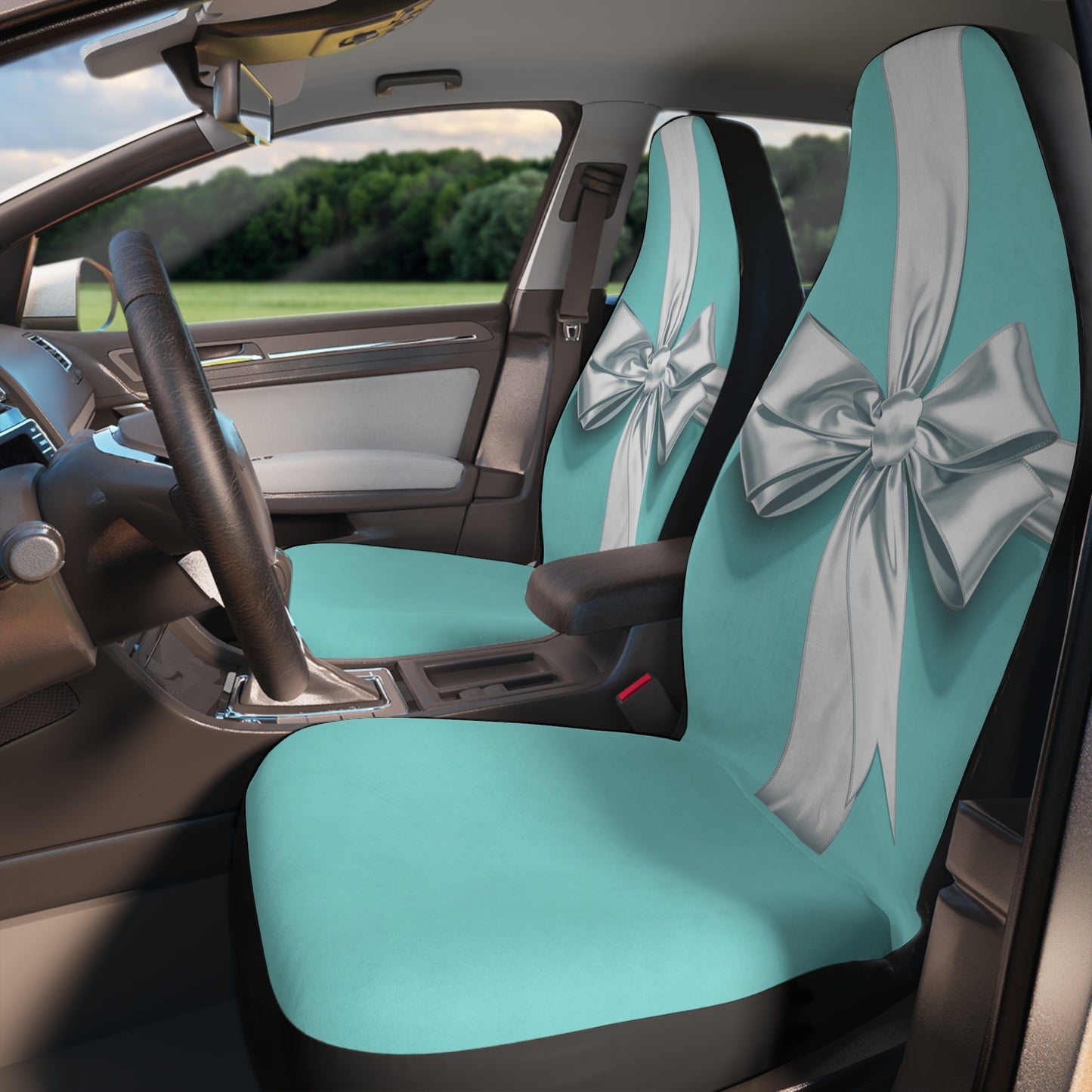 Luxury Gift Bow Car Seat Covers – Wrap Your Ride in Style