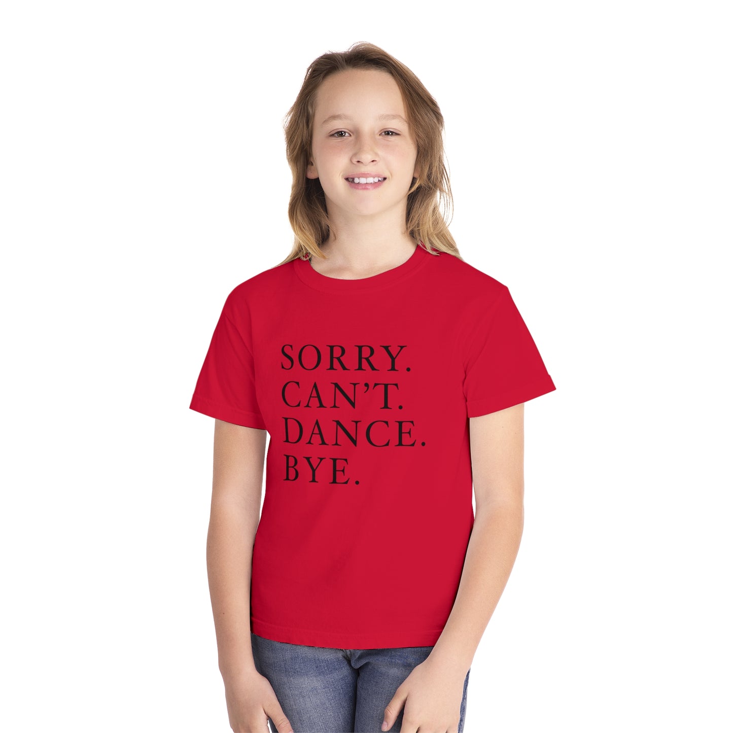 Sorry. Can’t. Dance. Bye." Tee – Say It Without Saying a Word